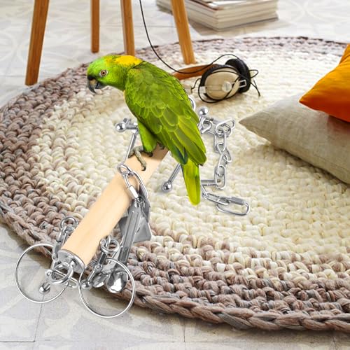 KATUMO Bird Toys, Parrot Pull Spoons, Spinning Toys for Small to Large Parrots - style: Pull Spoons