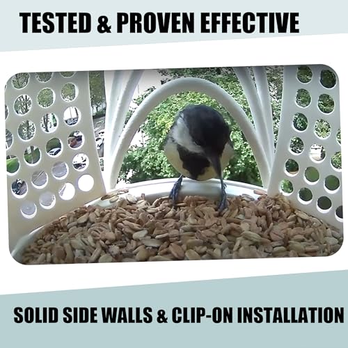 Bird Feeder Shield Compatible with NETVUE Birdfy Smart Feeder – Keep Out Unwanted Birds & Predators, Must-Have Feeder Accessory