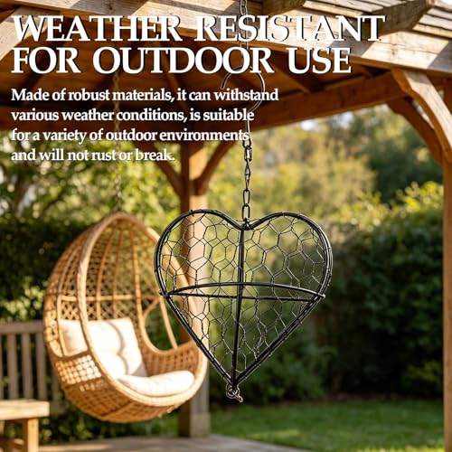 2 Pack Bird Nesting Material Holder Outdoor Hanging Bird Nest with Natural Fiber Refillable Nesting Station - Garden Bird Nest Supply for Attracting Wild Birds Yard Patio Decor