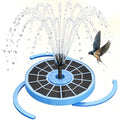 AISITIN 3.5W Solar Fountain Pump with 8 Nozzles & 3 Integrated Bracket | Upgraded Floating Solar Water Fountain Kit for Garden, Pond, Pool, Water Feature and Outdoor (Blue) - color: Blue01