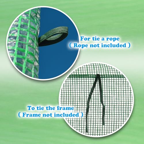 Replacement Greenhouse Cover for Walk in Greenhouse Frame Green House Top Cover (Frame NOT Included) (10 x 7 x 7ft) - size: 10 x 7 x 7ft