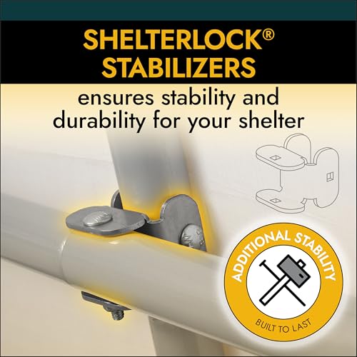 ShelterLogic 8' x 10' x 5' Small Round Livestock and Agricultural Storage and Shade Shelter Kit