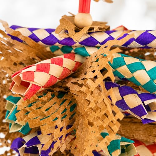 Bonka Bird Toys 3450 Paper Shred Cardboard Bamboo Shred Chew Parrot.