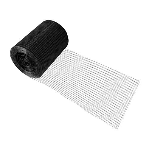 Fencer Wire 16 Gauge Black Vinyl Coated Welded Wire Mesh Size 0.5 inch by 1 inch (3 ft. x 50 ft.) - size: 3 ft. x 50 ft.