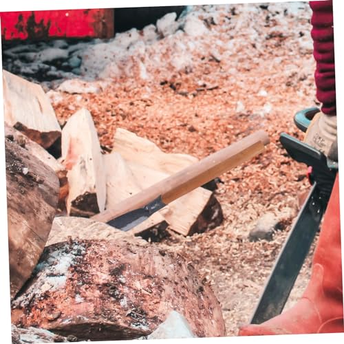KOMBIUDA Wood Handle Replacement for Ladle 11.81 Inch Multi-Use Spoon Handle Ergonomic Grip for Kitchen Ladles Water Scoop Manure Spoon Lightweight Easy to Install