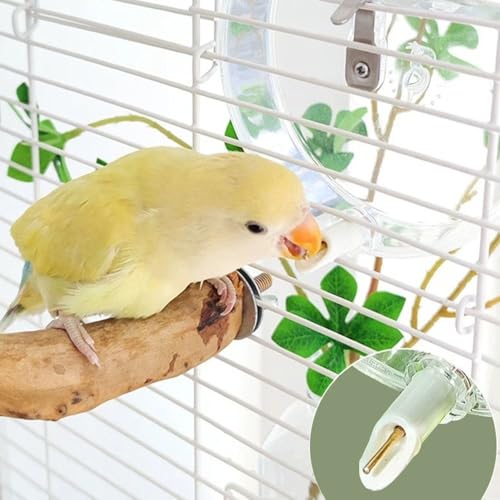 Birds Water Dispenser 350ml Portable Hangable Birds Water Feeder Pet Supplies Transparent Pet Bird Water Bottle Lovebird