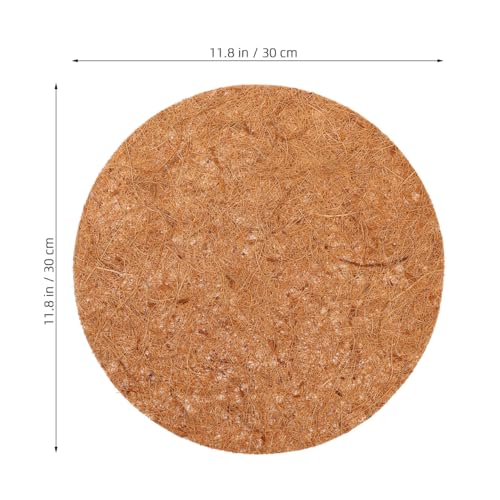 TOYANDONA 4 Pack Chicken Nesting Pads Coconut Fiber Egg Cushions for Coop Nesting Box Pads for Laying Hens Reusable Pet Nest Supplies for Rabbits Birds Cats and Dogs 11.81 X 11.81 X 0.35 in