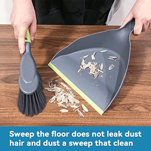 Dustpan and Brush Set,Dust Pans with Brush,Hand Broom Dust Pan,Broom Dustpan Set are Suitable for Kitchen, Sofa, Table, Car Trunk and Seat, Pet Nest and so on.(2pcs) - size: 2 count