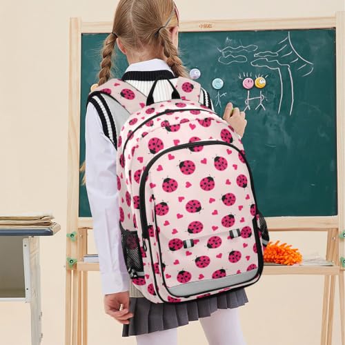 Kids Backpack Elementary Middle School Bags for Boys Girls | Travel, Daypack, Lightweight, Waterproof, with Reflective Strip - color: Multi 12