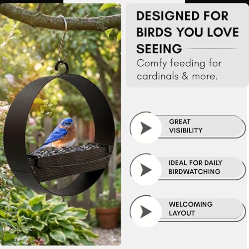 Mosaic Birds Bistro Bird Feeder, Copper, M439-200-C, 1 Piece - color: Copper