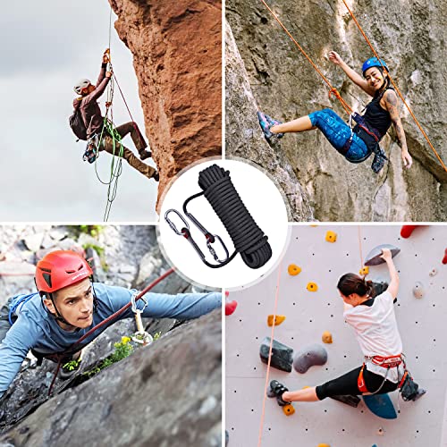 Climbing Rope, Rappelling Rope - color: Black, size: 165FT
