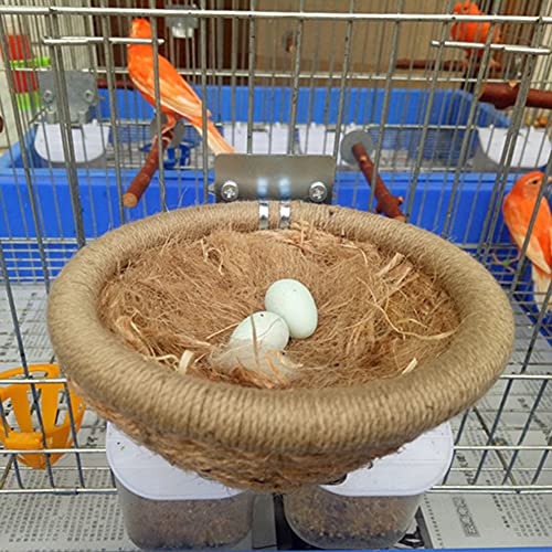 YJJKJ Natural Mixing Nesting Material Pads for Bird Nest, Bird Nest Nesting Liners Great for Nest Building and Hideouts (80G / 2.8OZ)