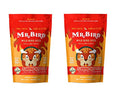 Mr. Bird Flaming Hot Feast Spicy Wild Bird Seed, 2-Pack, 2lb Resealable Bag | Spicy Bird Seed for Outside Feeders | Premium Blend of Mealworms, Peanuts, Hot Pepper | Keeps Squirrels Away | Loose Seed Bag - size: 2 Pound (Pack of 2)