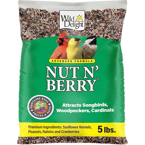 Wild Delight 366050 Nut N' Berry Bird Food, 5 lb, Multi - size: 5 Pound (Pack of 1), style: Nut N'Berry 5lb
