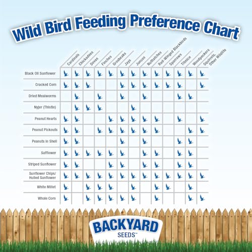 Backyard Seeds Value Blend Economy Mix Wild Bird Seed (40 Pounds) - size: 40 Pound (Pack of 1), style: Value Blend