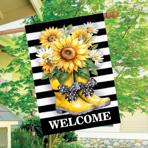 Briarwood Lane April Showers House Flag - color: April Showers