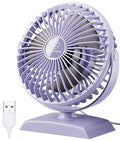 JZCreater USB Desk Fan, USB Fan Mini, 360 Rotation Desktop Fan with 3 Speed, Table Personal Cooling Fan, Quiet Mini Desk Fan, USB Powered, Small Fan for Home Office Bedroom Car Travel, Purple - color: 282-Purple