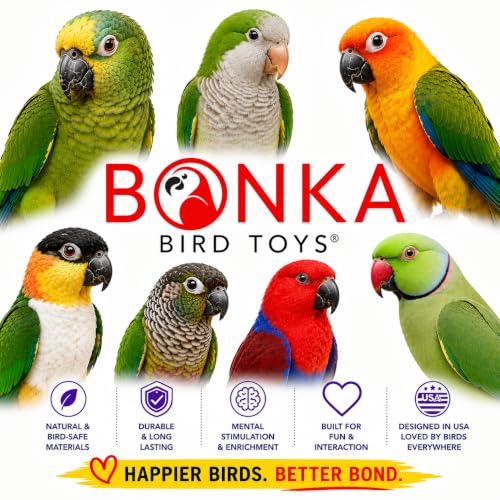 Bonka Bird Toys 3450 Paper Shred Cardboard Bamboo Shred Chew Parrot.