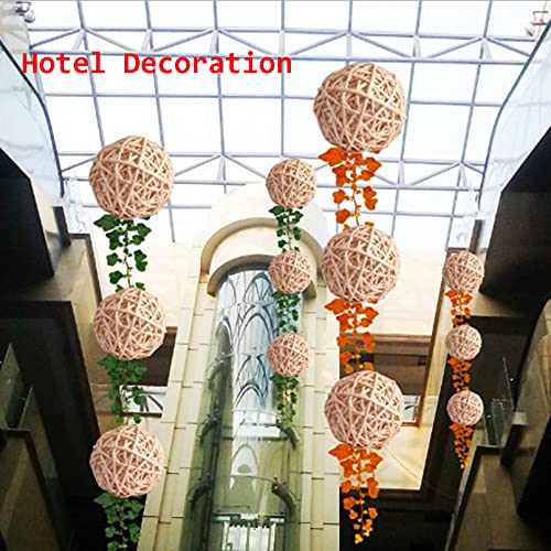 Tfwadmx 10 Pcs Willow Ball, Bird Foraging Toys, Small Animal Chew Toy Activity for Parrot Macaw Hamster Guinea Pig Rat Parakeet Cockatiels Conure Finch Budgerigar Lovebird - size: 1 In