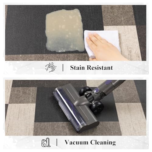 Anti Fatigue Kitchen Mat, Non Slip Cushioned Standing Floor Mat, Waterproof Kitchen Runner Rug, Farmhouse Comfort Padded Mat for Sink, Laundry, Office, Brown, 24''x71'' - color: Dark Brown