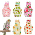 5 Pcs Bird Diaper, Parrot Nappy with Waterproof Inner Cute Parrot Pants Reusable Cockatiel Clothes Flight Suit for Parakeet Cockatiel Mini Macaw Budgie Canary