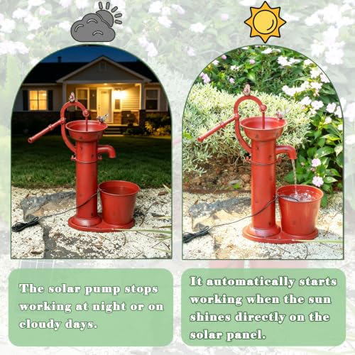Multifunctional Solar Water Fountain,Solar Bird Bath Fountains | High-efficiency solar energy/Rugged materials/Multi-functional use
