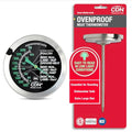 CDN Ovenproof Meat Thermometer – Glow Dial | ProAccurate® | 2" Easy-Read Dial | Waterproof, Recalibratable | For Oven Roasting, Poultry, Beef, BBQ | IRM200-GLOW - size: 2" Dial - Black