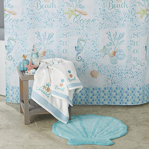 SKL Home by Saturday Knight Ltd. South Seas 2-Piece Hand Towel Set, White - color: South Seas, style: Hand Towel Set