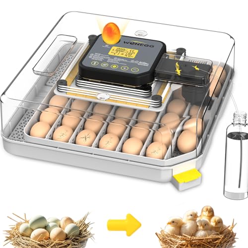 Egg Incubator Incubators for Hatching Eggs 48 Eggs for Lab Home Farm with Automatic Egg Turning for Chicken, Ducks, Goose, Quail - size: 48 Eggs