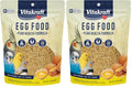 Vitakraft VitaSmart Egg Food for Birds - Daily Supplement for Parrots,Parakeets,Cockatiels,and Canaries - Bird Calcium Supplement 1.1 Pound,(Pack of 2) - size: 1.1 Pound (Pack of 2)