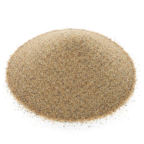 5 Lbs Chicken Sand - Helps Provide a Dry and Clean Enviornment - Promotes Food Digestion, Comes in Resealable Bag - Fresh Water Sand (5 Pounds)