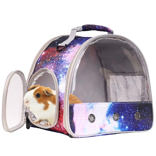 Bearded Dragon Travel Carrier, Guinea Pig Carrier Bag - Portable Small Animal Carrier Great for Bunny Lizard Hamster Hedgehog Outgoing Travel Carrying Case (Carrier - Blue) - color: Carrier - Blue
