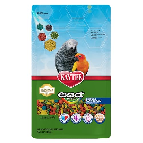 Kaytee Exact Rainbow Parrot & Conure 2.5 lb - size: 2.5 Pound (Pack of 1)