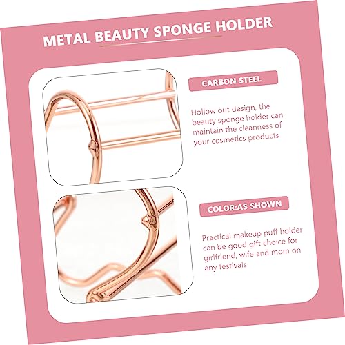 4pcs Makeup Sponge Holder Beauty Egg Drying Rack Powder Puff Container Reusable for Home Store