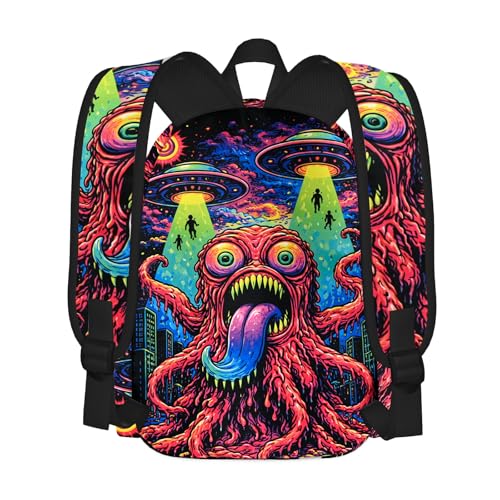 Ocean Animal Kids Backpack School Backpack Teens Bookbag for Girls Boys Hiking Camping Travel Sports - color: Ocean