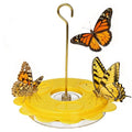 Birds Choice Flutterby Butterfly Feeder – Outdoor Feeder with 12 oz. Nectar Capacity and Fruit Trays, Includes Brass Hanging Rod