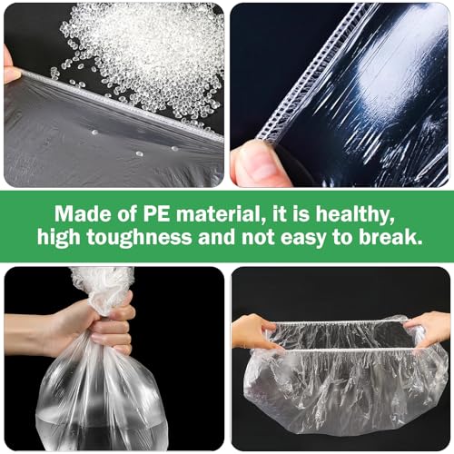 50 Pack Disposable Bird Cage Liners, Clear Plastic, 27 * 20 Inches, Leak-Proof, Universal Tray Liner Bags for Parrots, Canaries, Cockatiels - size: 27*20