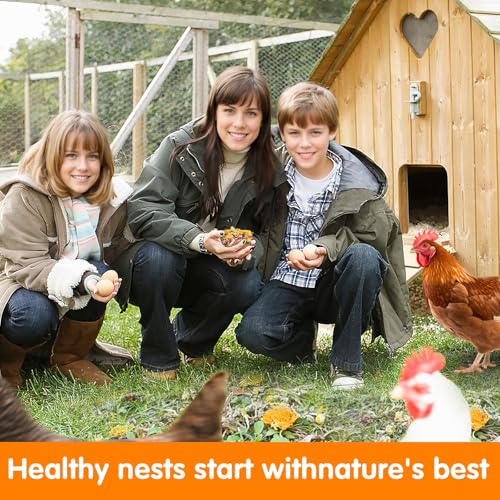 14.8 Oz Nesting Herbs for Chicken Coop - 10 Natural Dried Herbs for Chicken Coop Accessories, Hens Accessories and Must Haves for Bedding - for Chicken Coop Deodorizer Freshness Egg Production