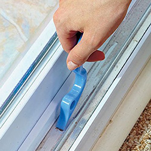 Trycooling Hand-held Groove Gap Cleaning Tools, Random Color, 1 Pc | Door Window Track, Kitchen Cleaning Brushes, Blue, Green, Pink