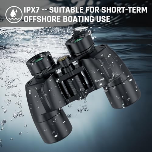 Sogries 8x40 Binoculars for Adults High Powered | Binoculars for Bird Watching Long Distance IPX7 Waterproof Fully Multi-Coated BAK4 Prism Optics Travel Stargazing - size: 8x40