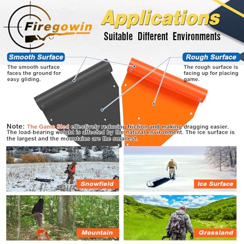 Hunter Portable Game Dragging Mat + FIREGOWIN Electronic Laser Training Target System–Field Recovery & Precision Practice Bundle
