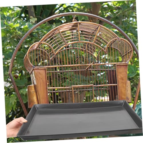 Totority Replacement Tray for Dog Crate Thickened Pet Tray for Small Dogs Bunnies and Birds Easy to Leakproof Design for Cage Maintenance Black
