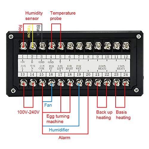 Professional Incubator Controller Digital Egg Incubator Temperature Humidity Controller XM-18ZH