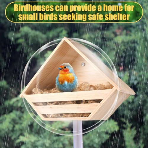 Cedar Dove Nesting Box Mourning Dove Nesting Box Bird Nesting Material Wooden Birdhouse Shelter for Bird Pigeon Nesting Roosting Platform Birdhouse Outdoors Garden Decoration