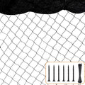 BSTPCOO 100'x100' Bird Netting for Chicken Coop, Nylon 3/4" Mesh Bird Net | Poultry Netting Chicken Nettings Roof Hawk, Deer Fence Garden Netting for Blueberry Bushes, Fruits Trees - size: 100'×100'-3/4''