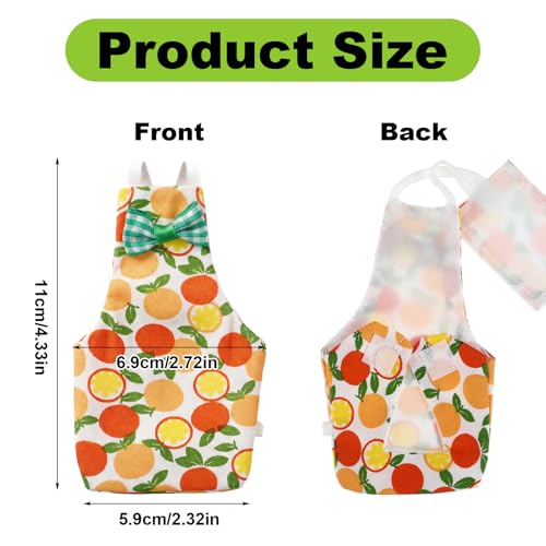 Jeffdad 4 Pcs Bird Diapers, Cute Pet Bird Diaper Pamper for Parrots | Cockatiel Tuxedo Flight Suite with Adjustable Straps Nappy Clothes with Waterproof Inner for Conure Macaw Budgies Parakeet(L)
