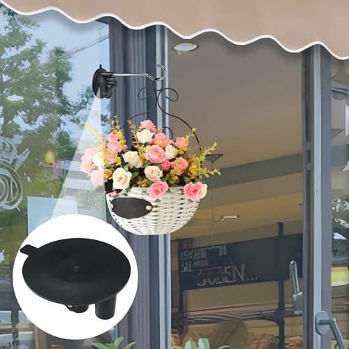 4pcs Window Suction Hooks for Bird Feeders - Compatible with Hummingbird Feeders and Plant Hooks, Featuring Extra-Strong Drip-Glue Suction Cups