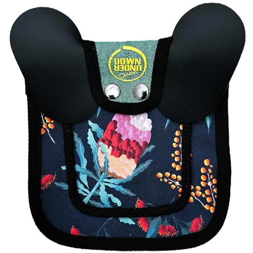 DOWN UNDER OUTDOORS 2 Small Bantam/Young Chicken Saddles (Feathers & Flora) | Adjustable Straps, Chicken Apron, Poultry Saver, Pet Supplies, Including Shoulder Cover, 14 oz Breathable Cotton Canvas - color: Feathers and Flora