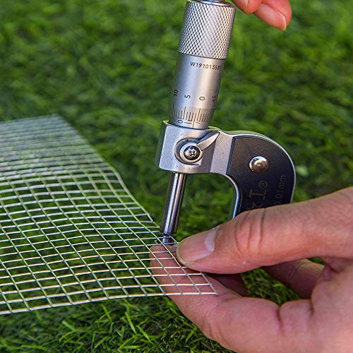 Hardware Cloth 1/4 inch 48 x 50 ft Wire Fencing: Galvanized Welded Garden Fence Roll Square Mesh 23 Gauge Chicken Rabbit Snake Cage Heavy Duty Welding Fencing - size: 1/4inch 48''x50'