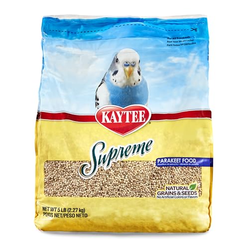 Kaytee Supreme Bird Food For Parakeets, 5-Lb Bag - size: 5 Pound (Pack of 1)
